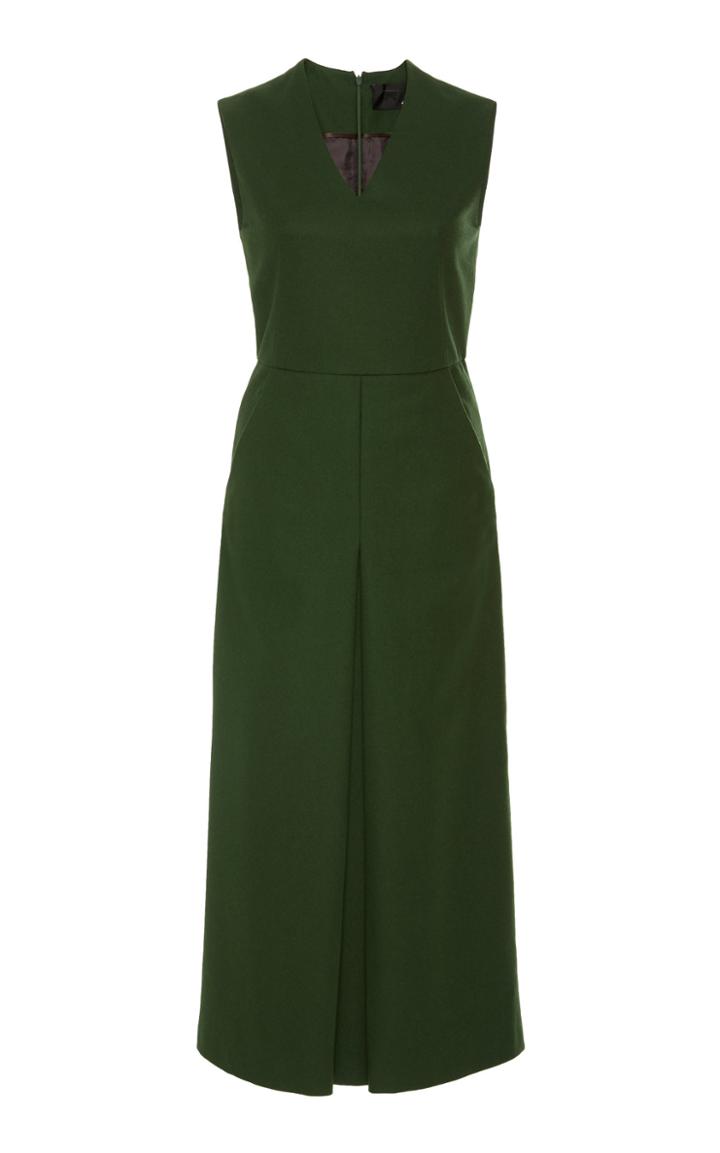 Lake Studio M'o Exclusive Midi Dress - Modified V Neck