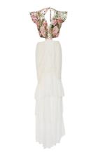 Sophia Kah Maria Ana Cutout Long Dress