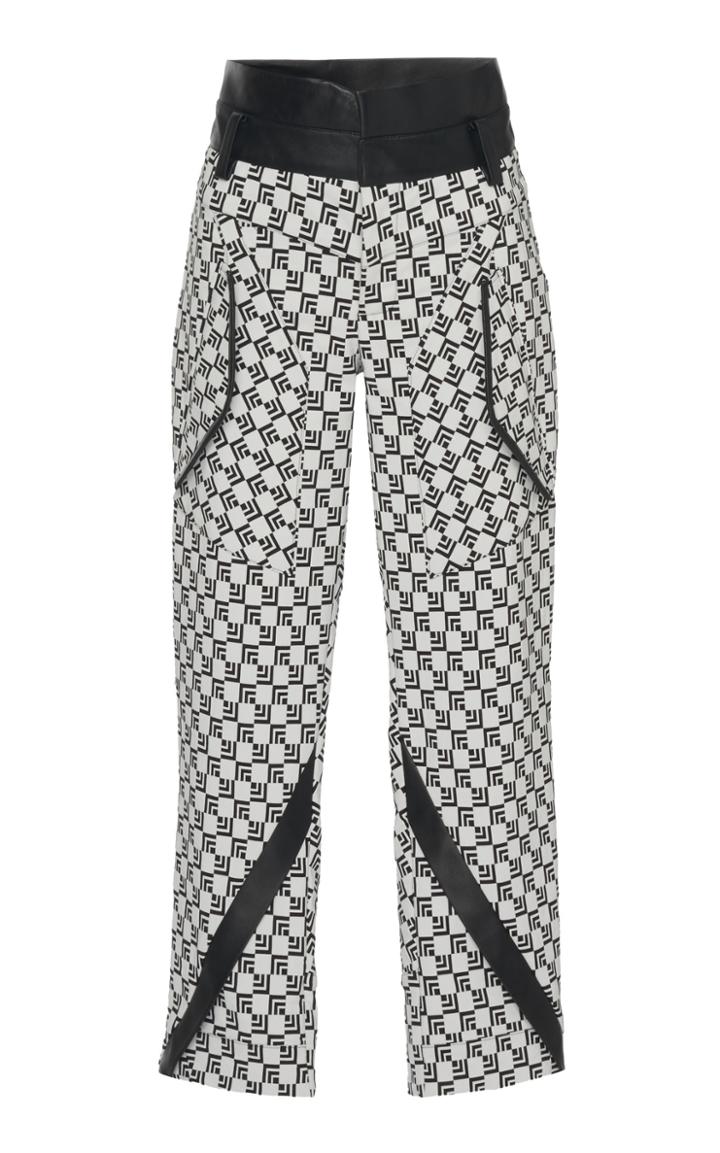 Mary Katrantzou Hans Geometric Jacquard Trousers