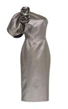 Martin Grant One Shoulder Midi Dress