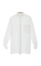 Michael Kors Collection Silk Button Up Shirt