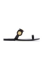 Ancient Greek Sandals Evelina Leather Coin Sandals