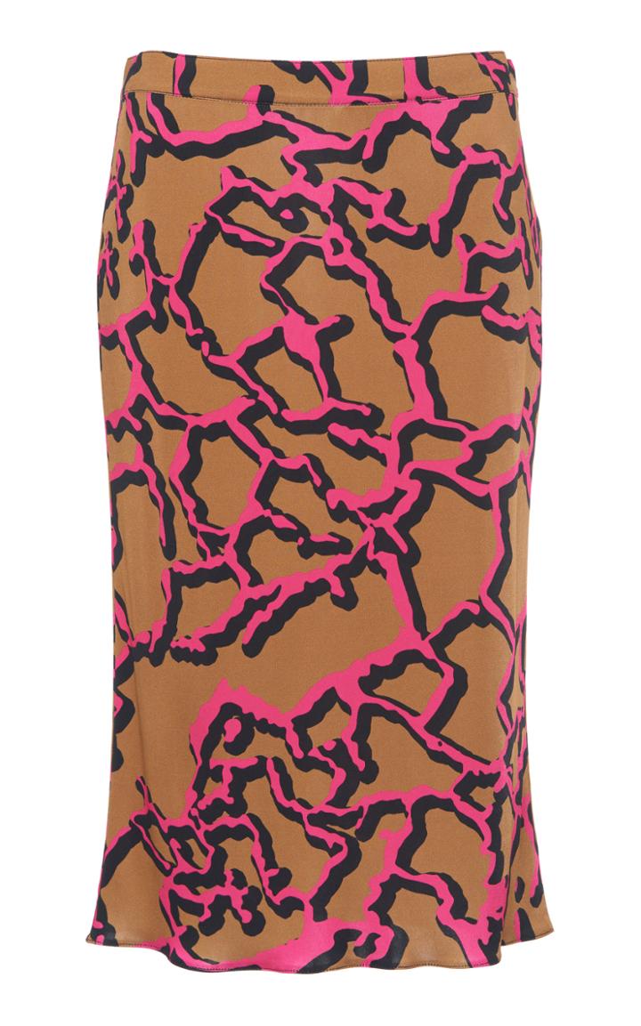 Versace Bias Crepe Knee Length Skirt