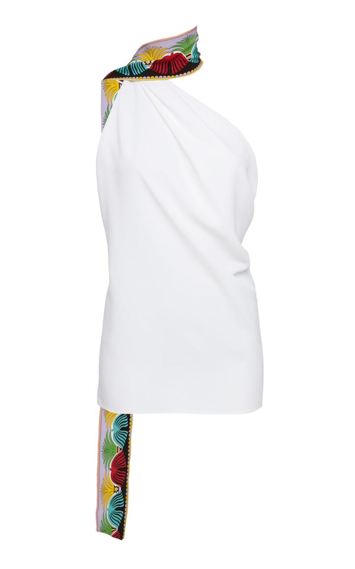 Emilio Pucci Silk-blend Scarf Top