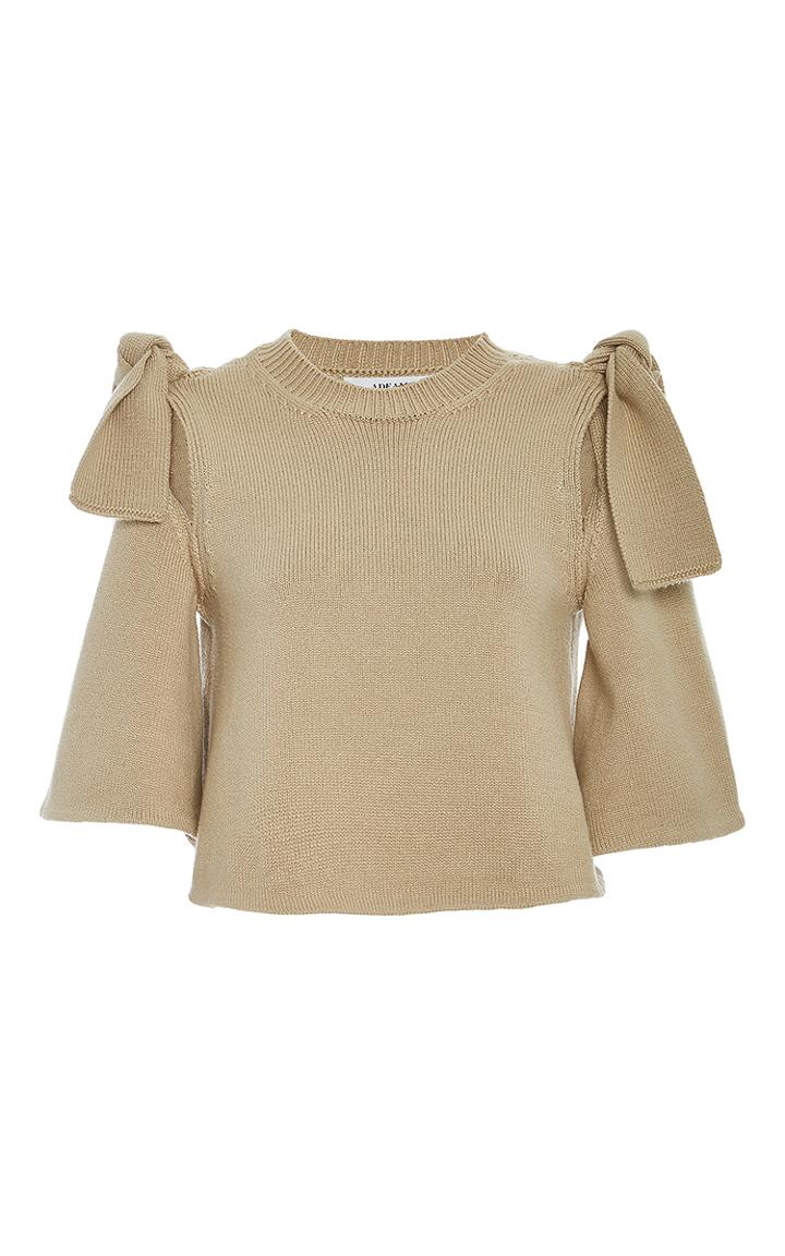 Adeam Tied Shoulder Top