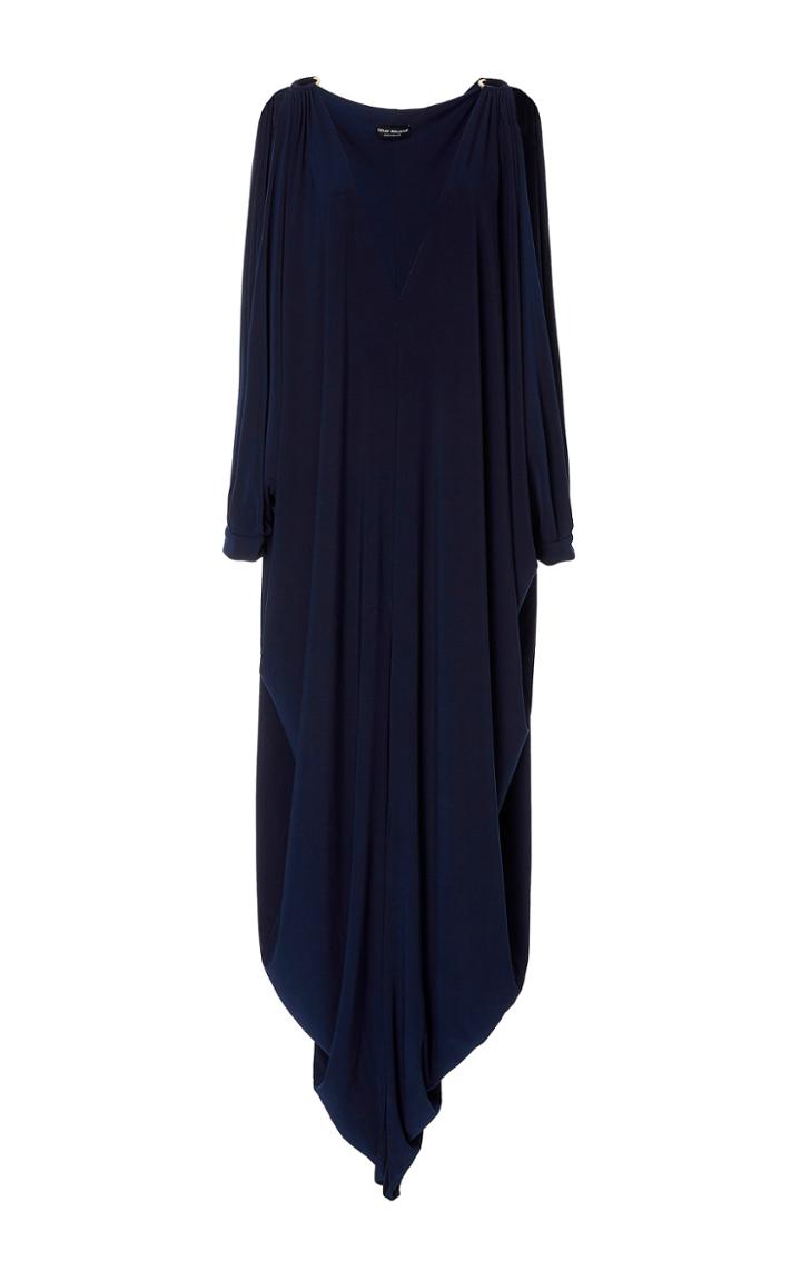 Oday Shakar V-neck Jersey Caftan