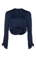 Moda Operandi Rokh Knot-detailed Jersey Cropped Top Size: S