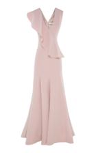 Rachel Gilbert Adeline Frill Neck Gown
