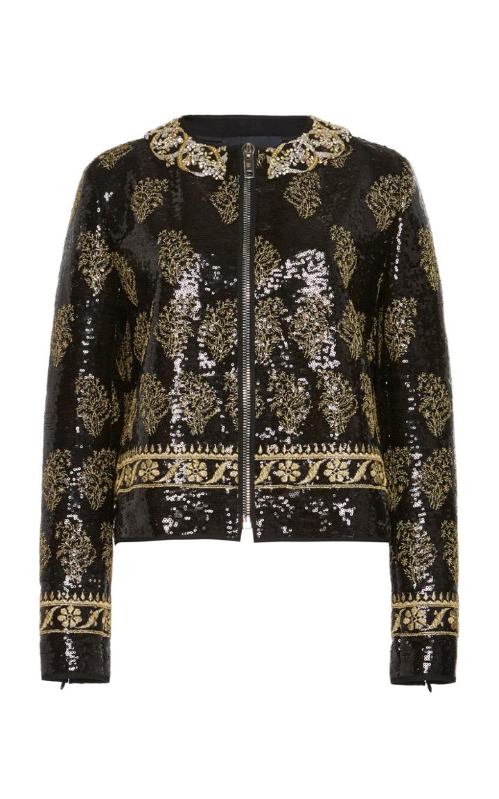 Giambattista Valli Metallic Embroidered Jacket