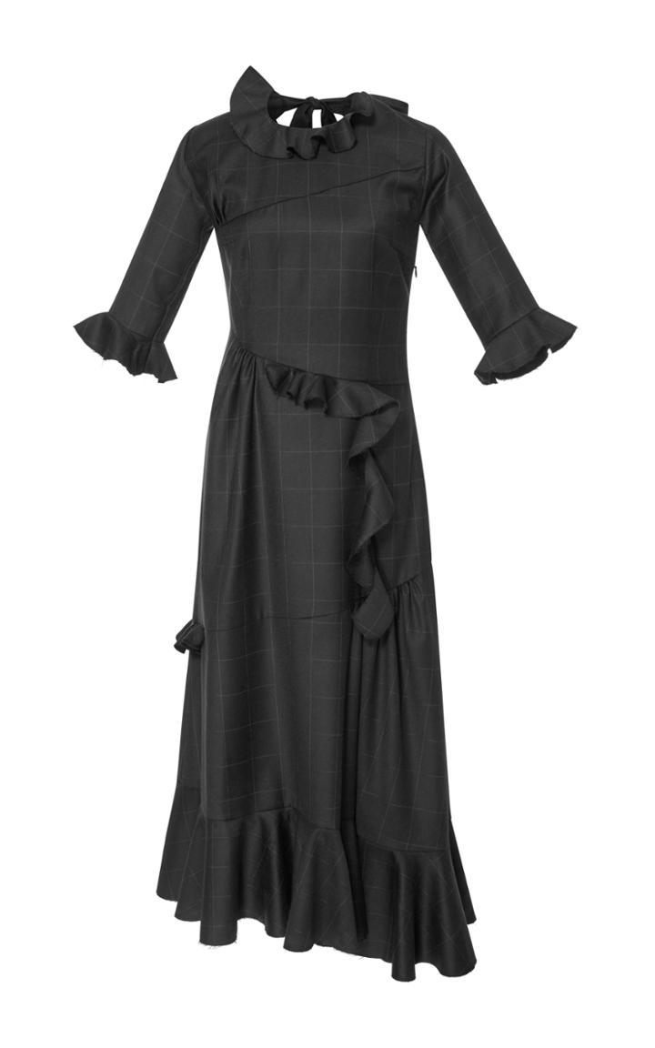 Rejina Pyo Alina Wool Ruffled Dress