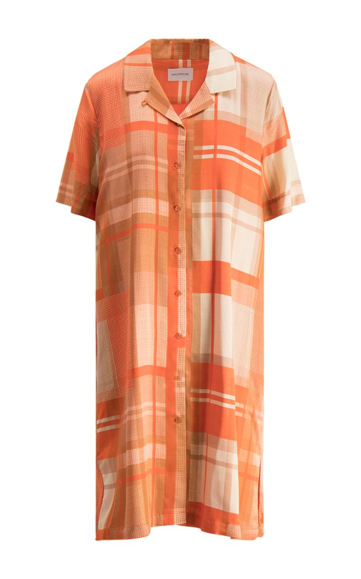 Holzweiler Key Collared Check Dress