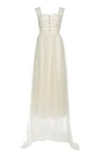 Sandra Mansour Doux Baiser Sleeveless Tulle And Lace Dress