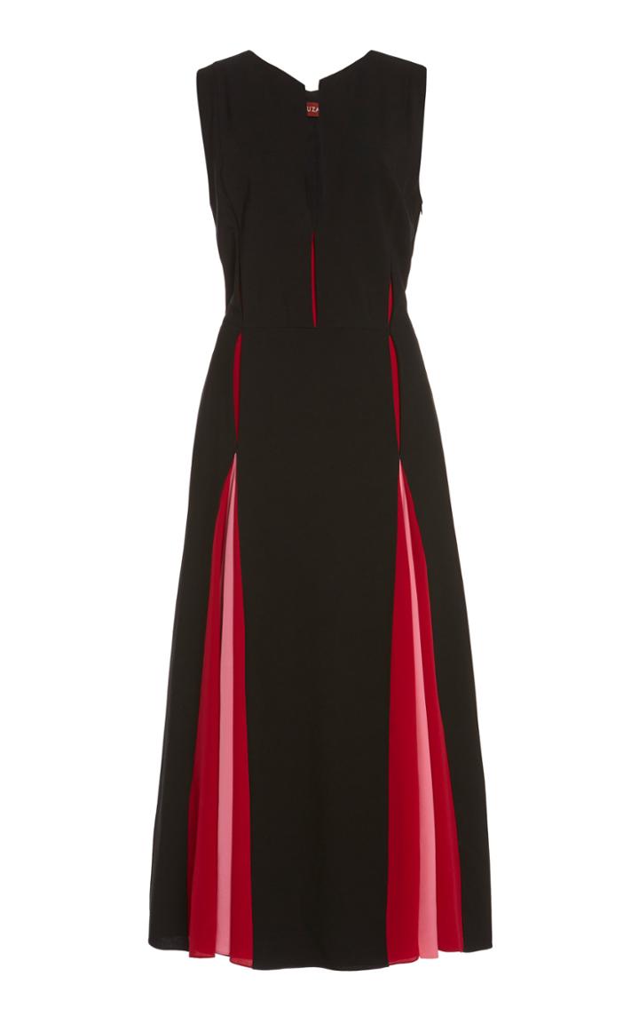 Moda Operandi Altuzarra Ida Colorblocked Crepe Dress