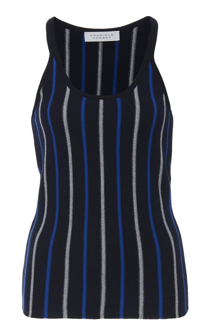 Moda Operandi Gabriela Hearst Luis Striped Wool Tank Size: S