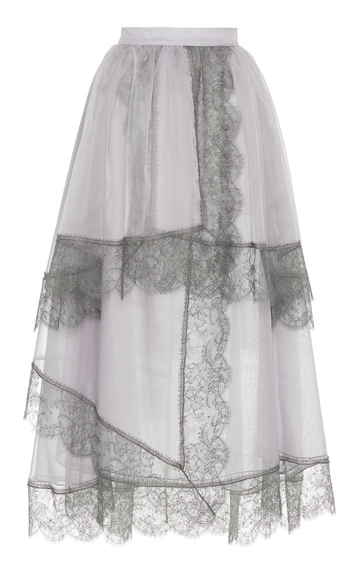 Moda Operandi Hiraeth Tiered Organza Skirt Size: 2