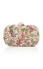 Giambattista Valli Jacquard Peonia Round Clutch