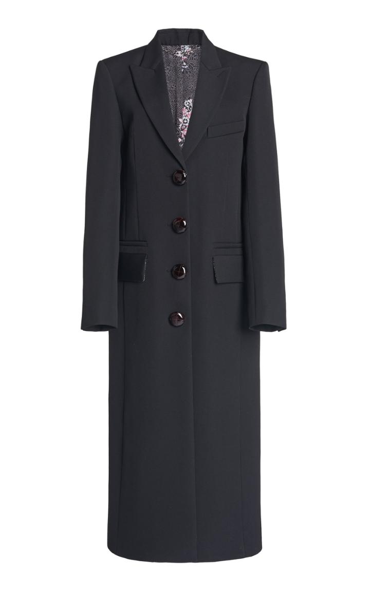 Moda Operandi Paco Rabanne Peaked Wool Coat