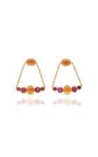 Moda Operandi Loren Nicole 22k Yellow Gold 21st Dynasty Mini Earrings