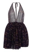 Moda Operandi Missoni Metallic Gathered Chiffon Mini Dress Size: 38
