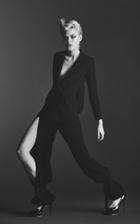 Monot Slit Crepe Trousers