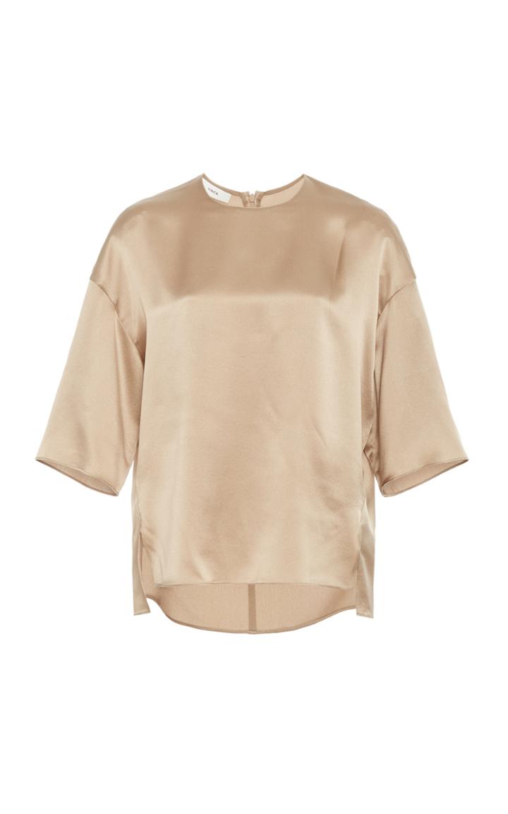 Moda Operandi Vince Silk Satin T-shirt Size: S