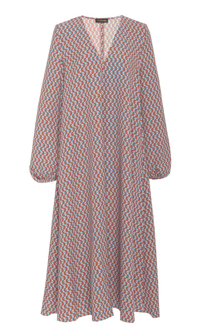 Stine Goya Brooklyn Printed Stretch-crepe Midi Dress