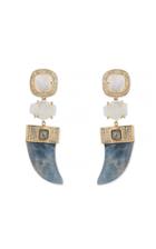 Moda Operandi Jacquie Aiche Pave Triple Step Moonstone And Pave Raw Diamond Cap Labr