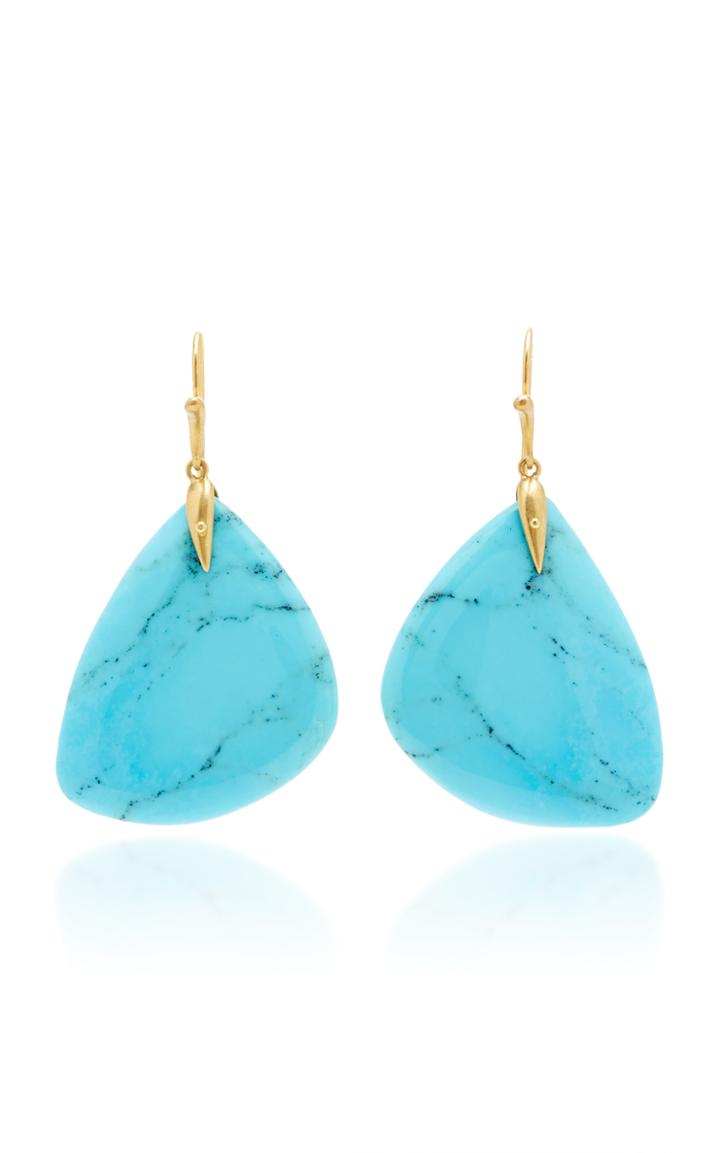 Annette Ferdinandsen M'o Exclusive: One-of-a-kind Sleeping Beauty Tropical Wing Earring
