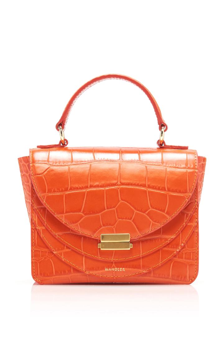 Moda Operandi Wandler Luna Mini Croc-effect Leather Bag