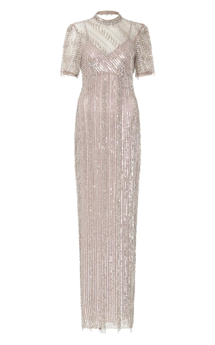 Rachel Gilbert Eugenie Beaded Gown