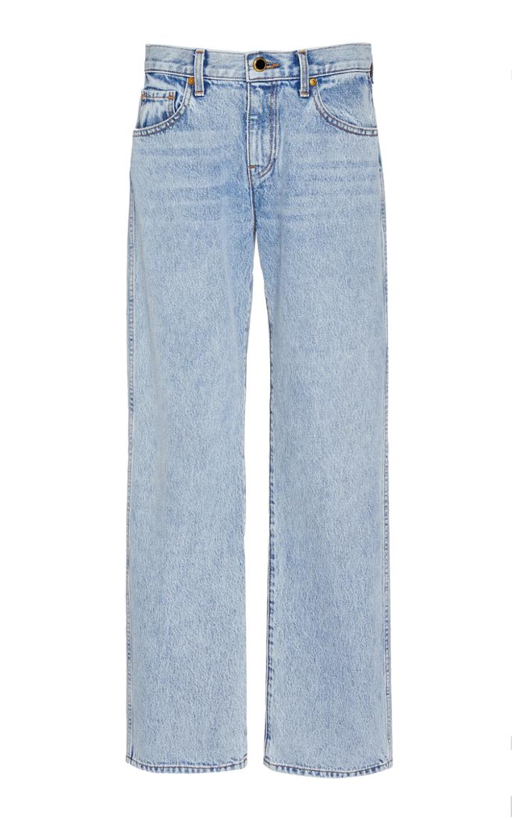 Khaite Kerrie Mid-rise Straight-leg Jeans