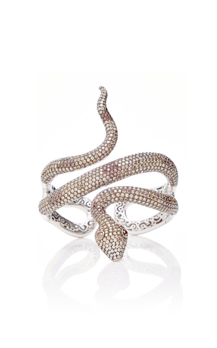 Wendy Yue Diamond Serpent Cuff