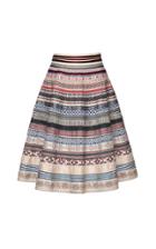 Moda Operandi Lena Hoschek Original Midi Cotton Blend Ribbon Skirt