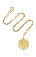 Misahara Lion Charm 18k Gold Diamond Necklace