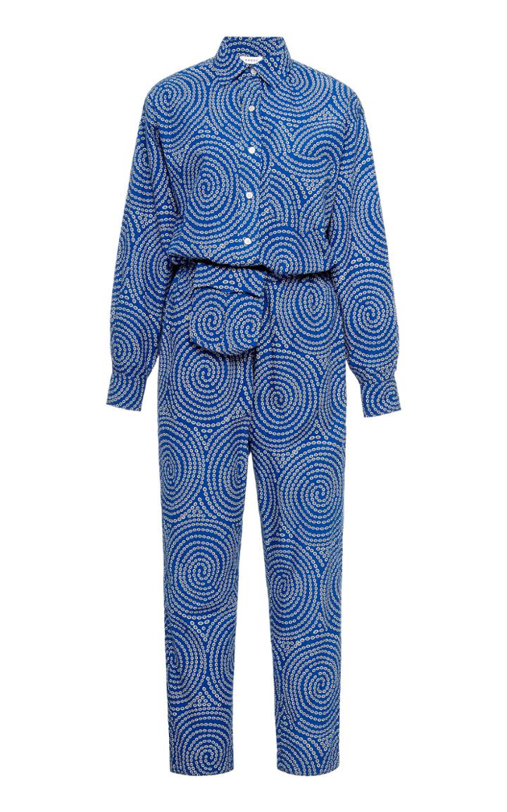 Moda Operandi Rhode June Button-down Cotton Jumpsuit Size: Xs