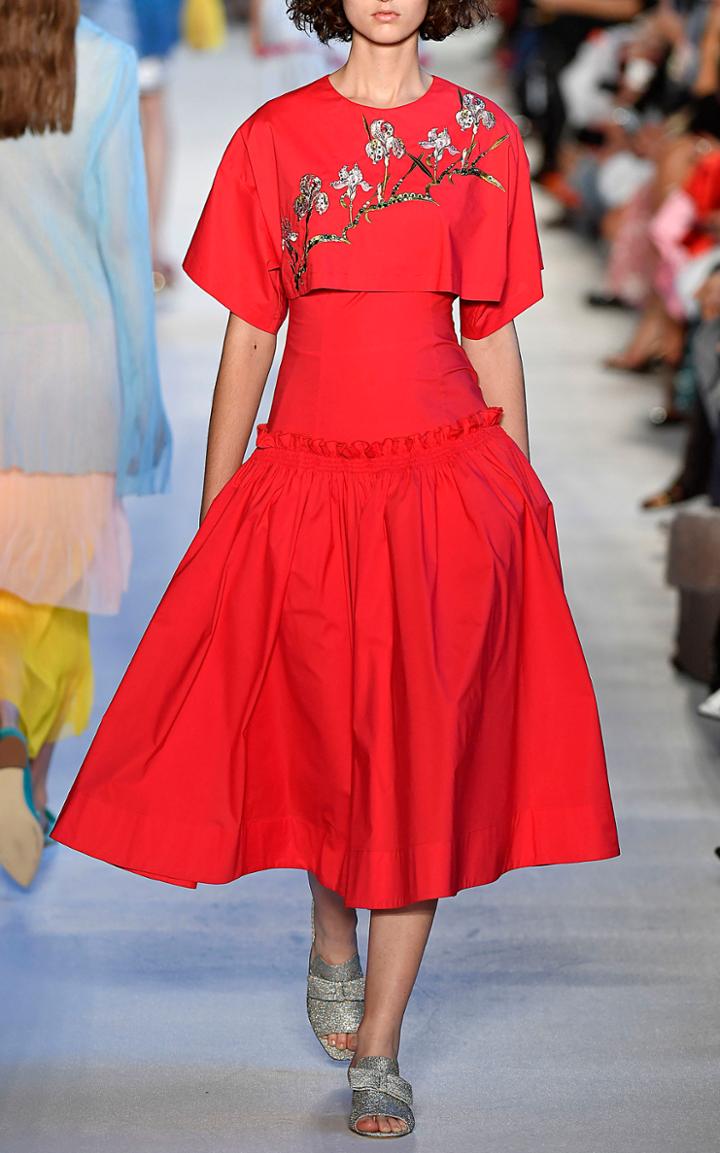 Vivetta Alhena Cape Dress