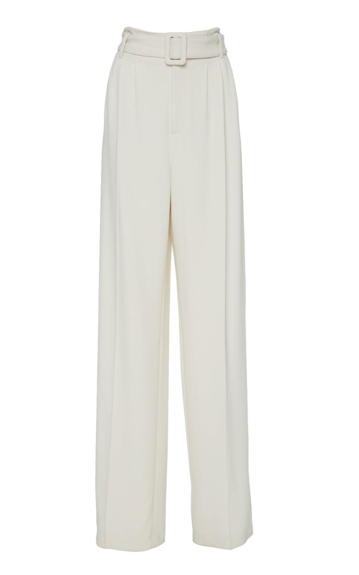 Off-white C/o Virgil Abloh Wide-leg Pleated High-rise Pants
