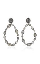 Kimberly Mcdonald 18k Gold And Black Diamond Drop Earrings