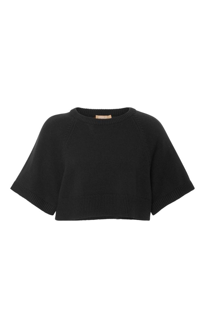 Michael Kors Collection Cropped Cashmere Pullover