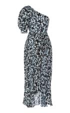 Moda Operandi Veronica Beard Vie One-shoulder Printed Maxi Dress Size: 00
