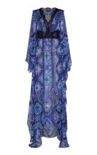 Moda Operandi Zuhair Murad Lace-detailed Printed Chiffon Maxi Dress Size: 32