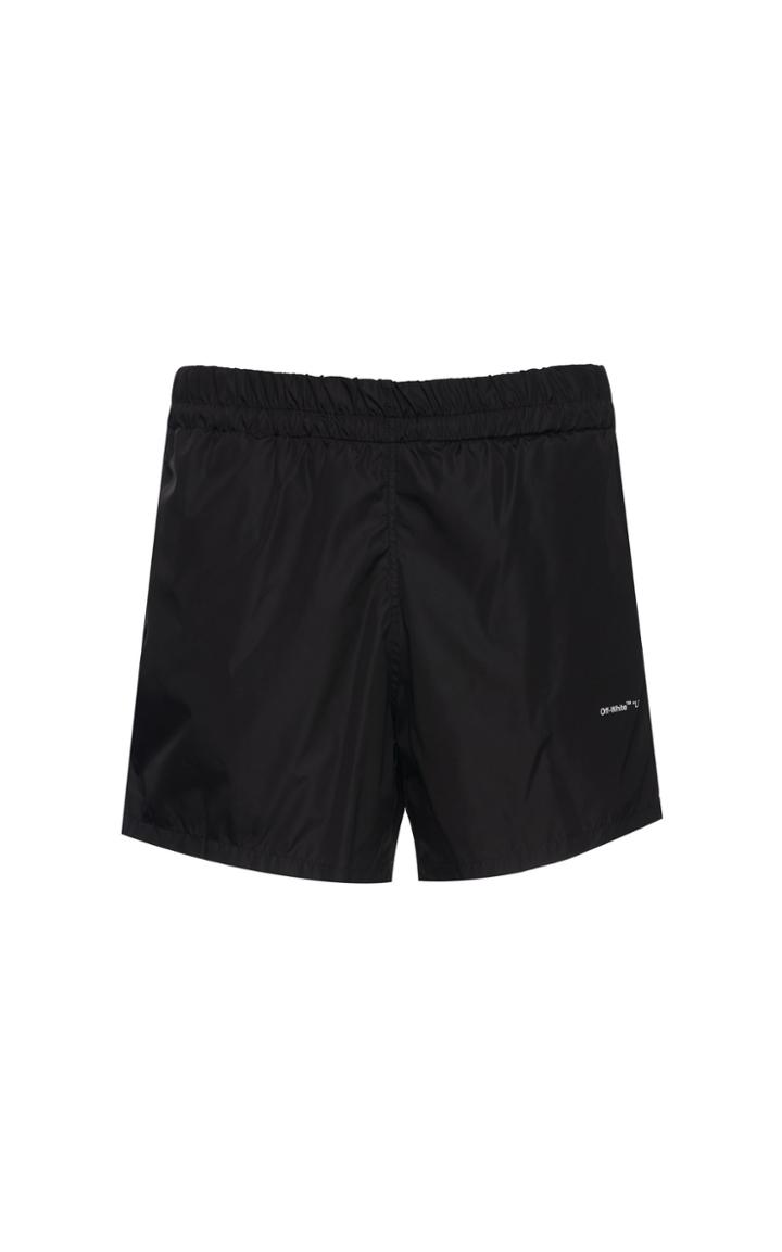 Off-white C/o Virgil Abloh Logo-print Cotton Shorts