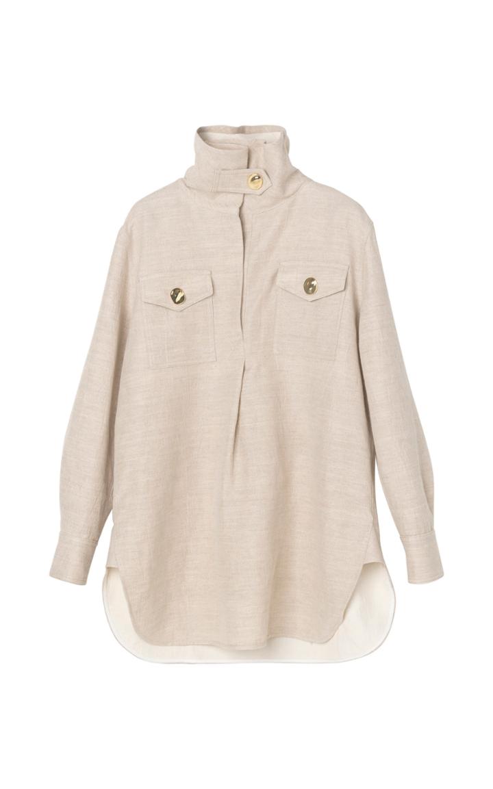 By Malene Birger Bellah Double Face Linen Top