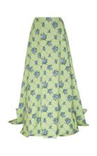 Moda Operandi Emilia Wickstead Floral-print Cotton-blend Skirt Size: 8