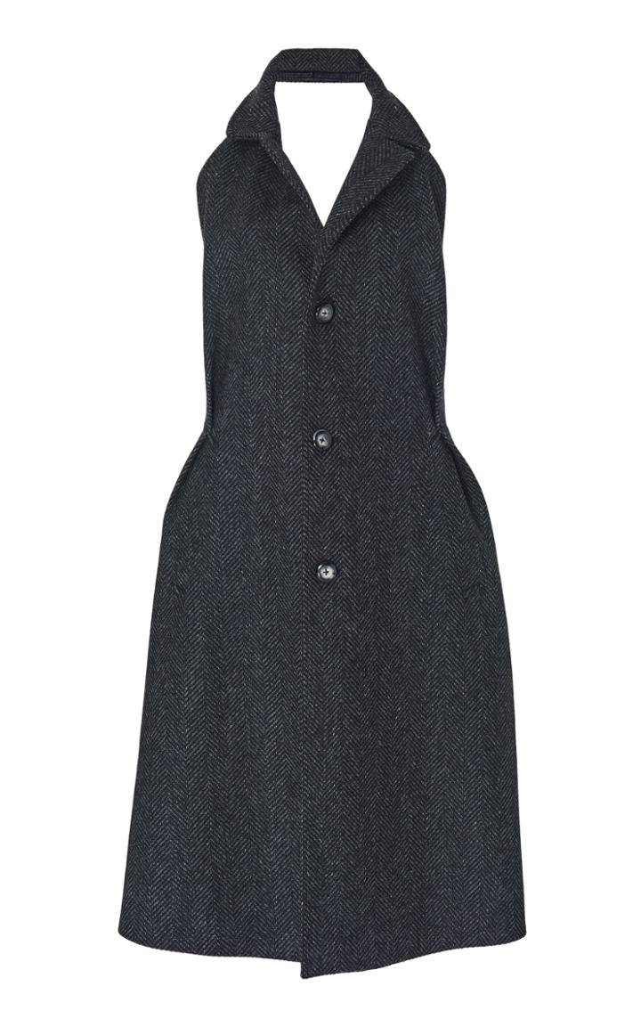 Maison Margiela Halter Wool Dress Gilet
