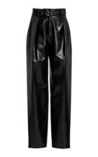 Moda Operandi Burnett New York Belted Leather Straight-leg Pants
