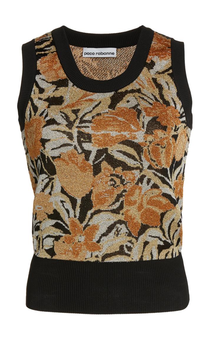 Moda Operandi Paco Rabanne Jacquard Lurex Tank Top