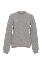 Nanna Van Blaaderen Diamond Knit Crew Neck Sweater