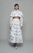 Moda Operandi Emilia Wickstead Lily Printed Cotton Skirt