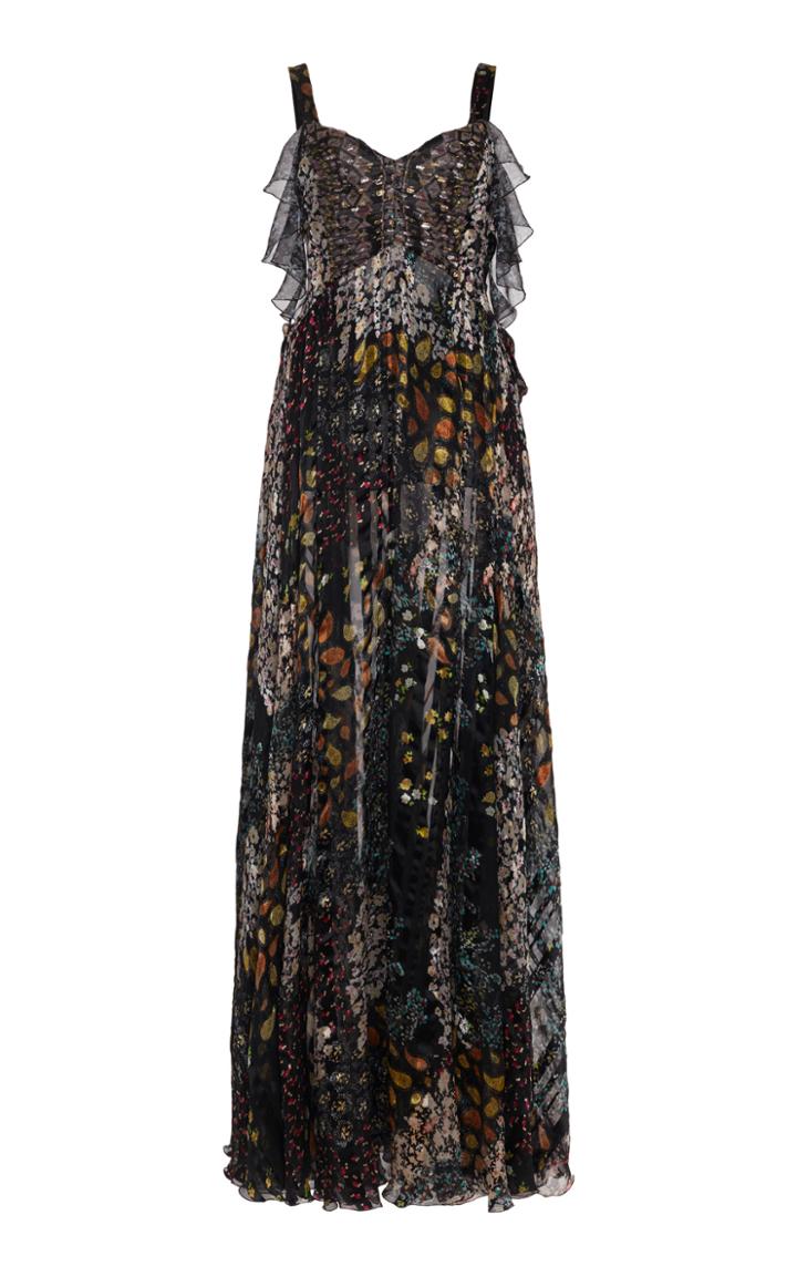 Etro Printed Patchwork Silk Dress